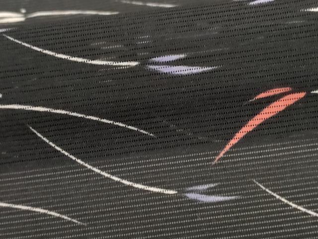 平和屋着物＊夏物　小紋　絽　舞葉文　洗える着物　AABH3260jd_5