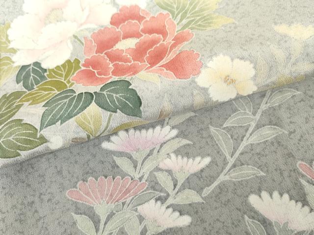 平和屋着物●訪問着　友禅　枝花文　暈し染め　正絹　逸品　未使用　AABH3629cs_5