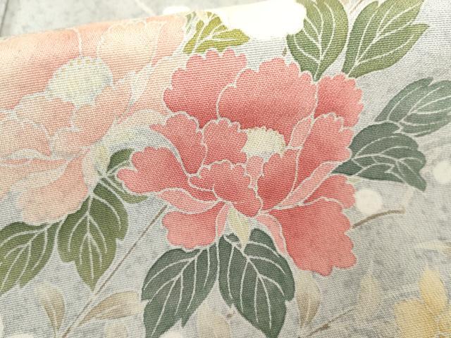 平和屋着物●訪問着　友禅　枝花文　暈し染め　正絹　逸品　未使用　AABH3629cs_6