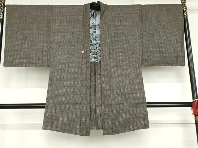 平和屋着物●男性　男柄の最高峰　西郷柄　西郷絣　本場大島紬　アンサンブル　正絹　逸品　AABH3667cs_6