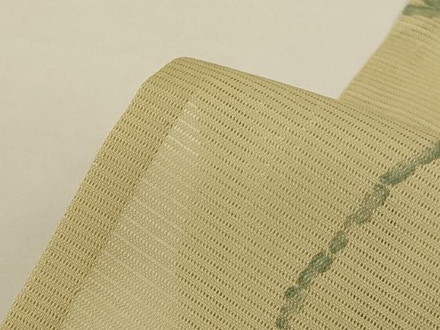 平和屋着物＊夏物　小紋　絽　花唐草文　洗える着物　AABH3908jd