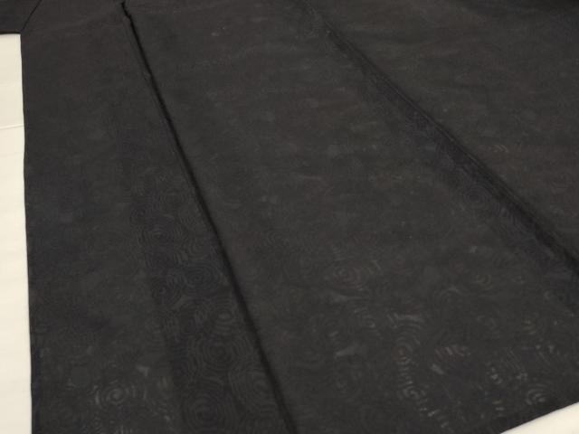 平和屋着物＊夏物　色無地　渦紋紗　蝋色　AABH4000jd_2