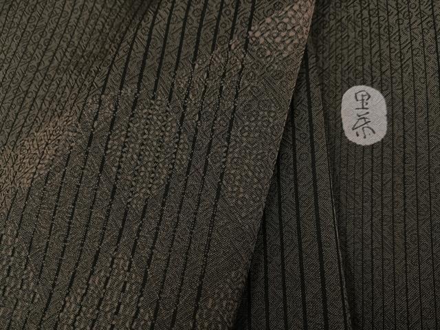 平和屋着物●お召　訪問着　作家物　里菜　菱間道　暈し染め　正絹　逸品　AABH4075ph_8