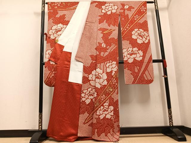 平和屋着物＊夏物 訪問着 絽 草葉丸文 金彩 正絹 逸品 AABD4627jd