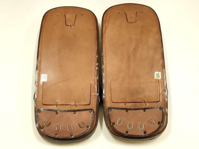 平和屋着物●男性　和装小物　雪駄　畳表　牛革底　逸品　AABH4298ay_4