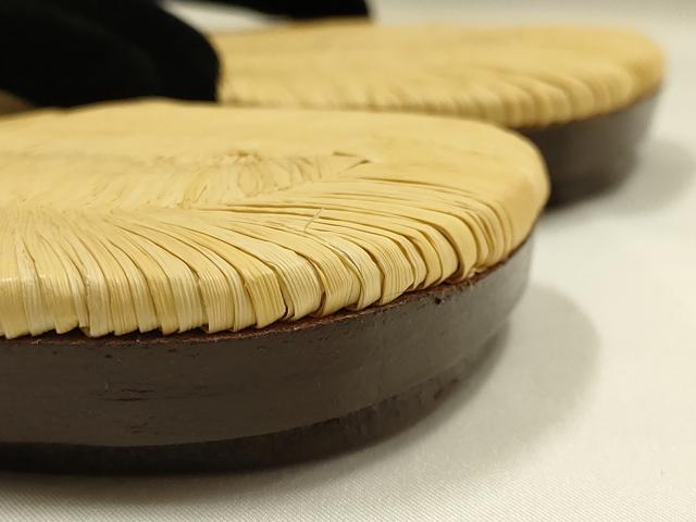 平和屋着物●男性　和装小物　雪駄　畳表　牛革底　逸品　AABH4298ay_3