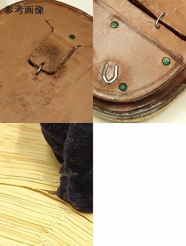 平和屋着物●男性　和装小物　雪駄　畳表　牛革底　逸品　AABH4299ay_6