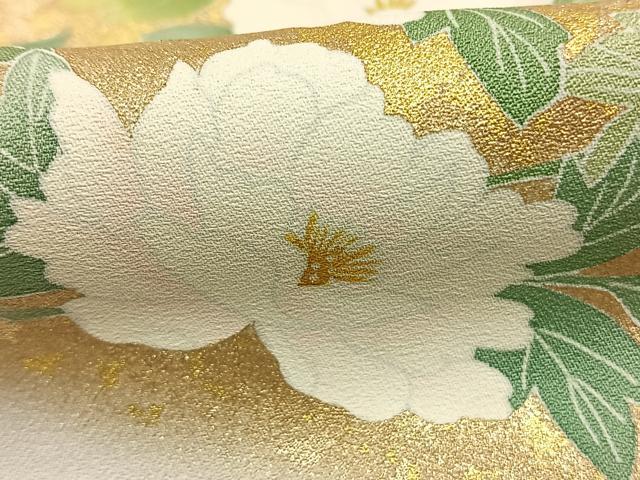 平和屋着物●訪問着　枝花文　暈し染め　金彩　正絹　逸品　AABH4866fy_5