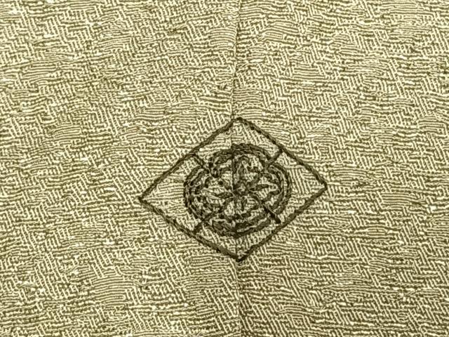 平和屋着物●樋熊哲也　訪問着　辻が花　絞り　手描き　暈し染め　金通し地　正絹　逸品　AABH4924fy_7