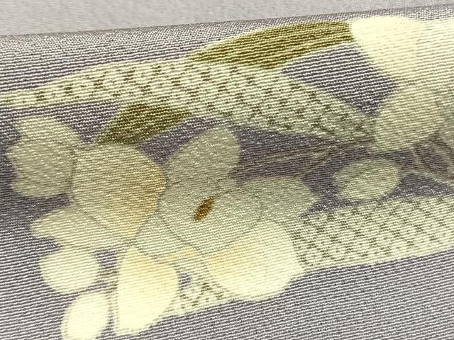 平和屋着物●上質な小紋　草花文　正絹　逸品　AABH4925fy_5