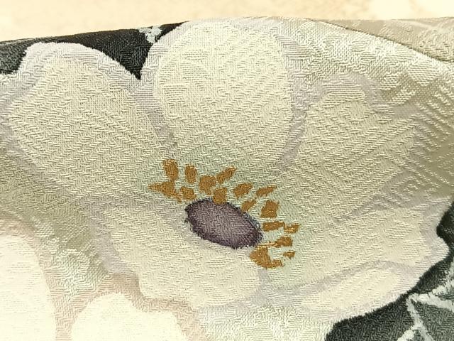 平和屋着物●訪問着　草花文　暈し染め　金彩　正絹　逸品　AABH5001fy_5