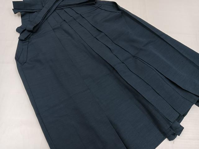 平和屋着物●男性　馬乗り袴　色無地　百入茶色　正絹　逸品　AABH5357ph