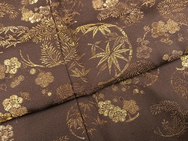 平和屋着物●色留訪問着　作家物　寿光織　初音の調度　暈し染め　金糸　正絹　逸品　AABH5382ph_4