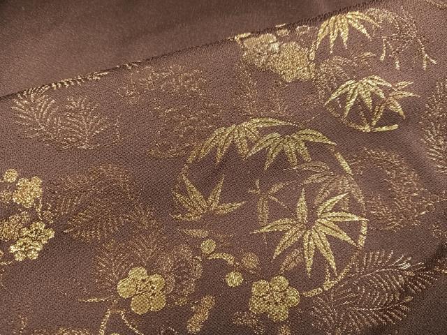 平和屋着物●色留訪問着　作家物　寿光織　初音の調度　暈し染め　金糸　正絹　逸品　AABH5382ph_5
