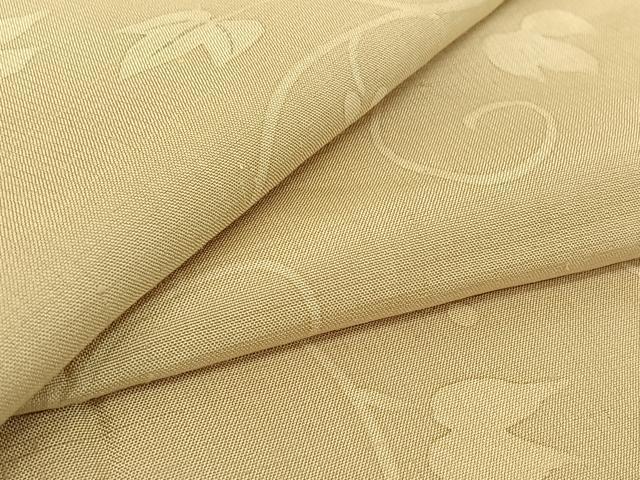 平和屋着物▽上質な小紋　単衣　紬地　手描き　南天文　正絹　逸品　AABH5612jh 15,470円