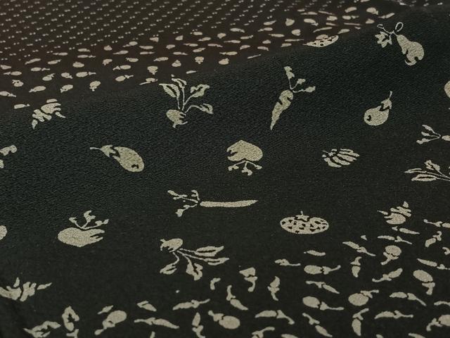 平和屋着物▽訪問着　単衣　作家物　成り物　黒地　正絹　逸品　AABH5732jh_5