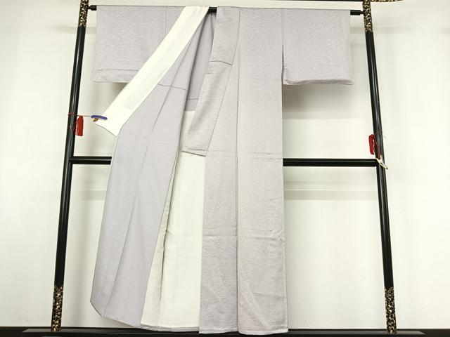 平和屋着物▽上質な小紋　単衣　芝文　正絹　逸品　AABH5752jh_2