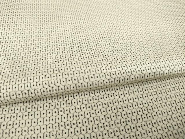 平和屋着物●本場大島紬　白大島　100亀甲　総詰め　正絹　逸品　AABH5889ck_4