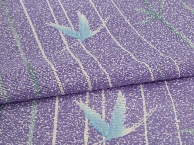 平和屋着物＊夏物　小紋　絽　飛鳥文　洗える着物　AABH6525jd_4