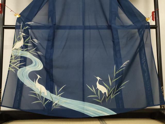 平和屋着物＊夏物　訪問着　絽　白鷺　正絹　逸品　AABH6542jd_2