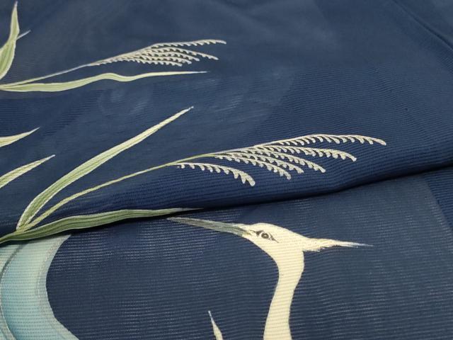 平和屋着物＊夏物　訪問着　絽　白鷺　正絹　逸品　AABH6542jd_4