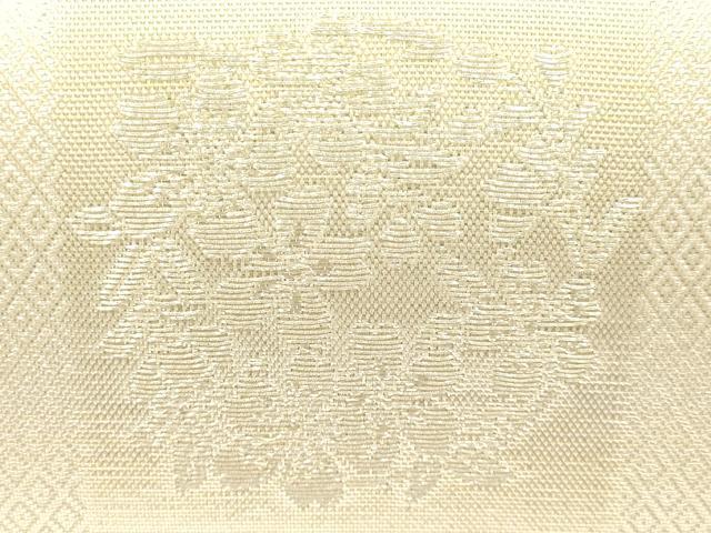 平和屋着物●和装小物　和装バッグ　ハンドバッグ　市松　花丸　金銀糸　逸品　AABH6624ay_2