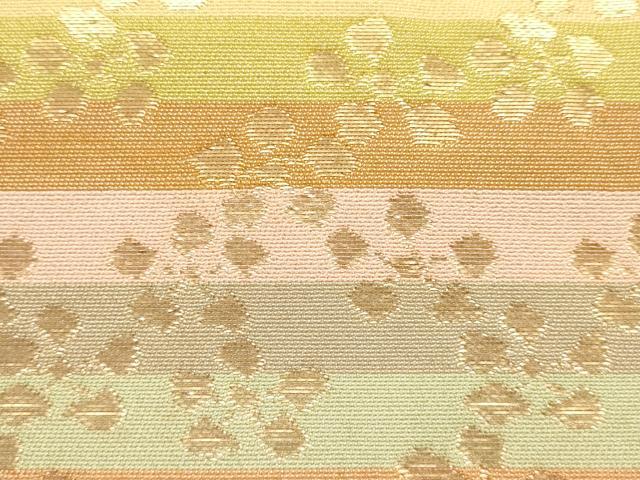 平和屋着物●和装小物　和装バッグ　ハンドバッグ　利休バッグ　梅鉢　金糸　逸品　AABH6627ay_2