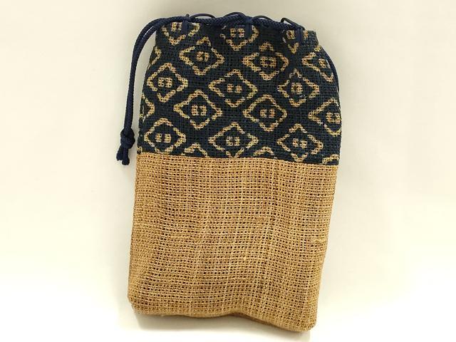 平和屋着物●文部省指定重要民族資料　＆#27008；布　和装小物　しな布　小物袋　逸品　AABH6641ay_1