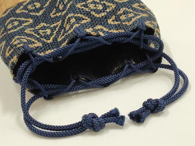 平和屋着物●文部省指定重要民族資料　＆#27008；布　和装小物　しな布　小物袋　逸品　AABH6641ay_3