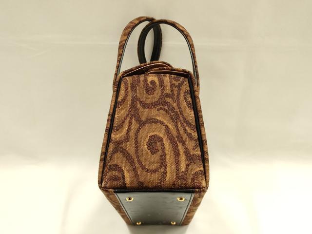 平和屋着物●和装小物　和装バッグ　金鷲本舗 東京謹製 キンワシ印　ハンドバッグ　逸品　AABH6647ay_5