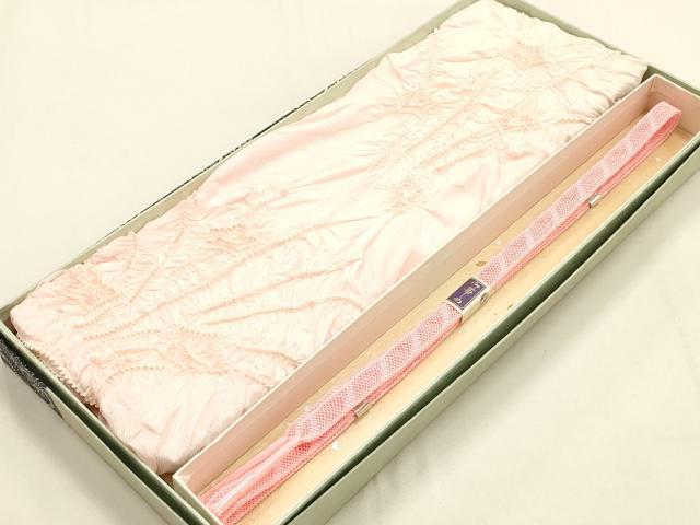平和屋着物＊夏物　和装小物　帯締め・帯揚げセット　レース組　平組　絞り　逸品　未使用　AABH6677ay
