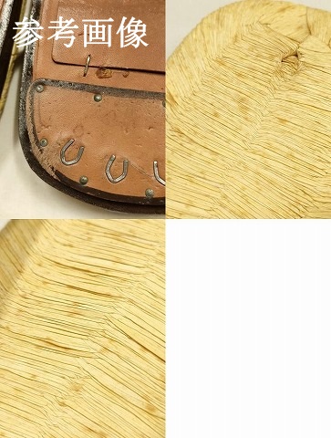 平和屋着物●男性　和装小物　雪駄　畳表　本革底　逸品　AABH6697ay_6