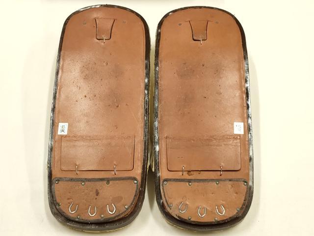 平和屋着物●男性　和装小物　雪駄　畳表　本革底　逸品　AABH6697ay_4