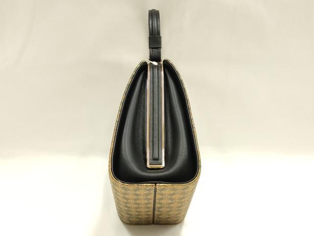 平和屋着物●和装小物　和装バッグ　ハンドバッグ　天井花文　暈し染め　金糸　逸品　AABH6740ay_5