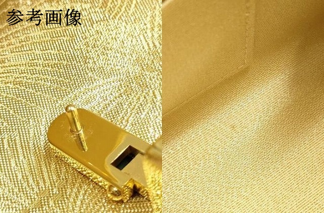 平和屋着物●和装小物　和装バッグ　ハンドバッグ　花尽くし　金糸　逸品　AABH6746ay_8