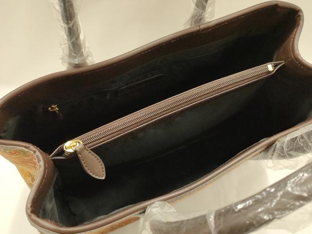 平和屋着物●極上 龍村美術織物　和装小物　和装バッグ　ハンドバッグ文白虎朱雀錦　逸品　AABH6748ay_6