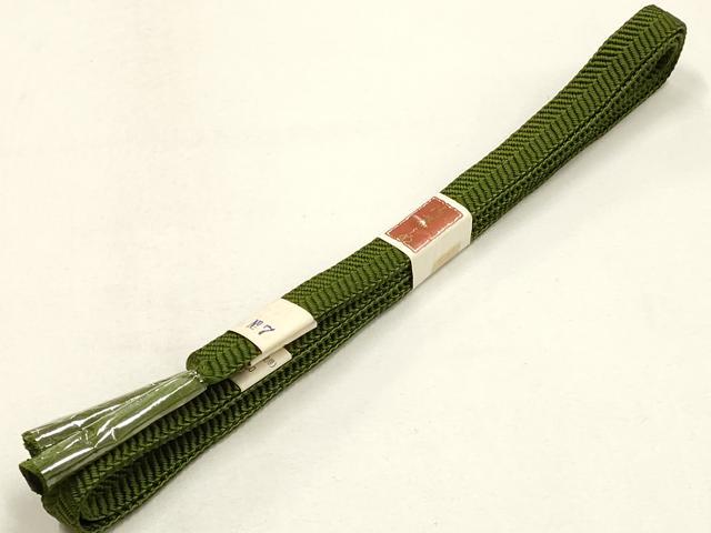 平和屋着物●和装小物　帯締め・帯揚げセット　夢幻　笹浪組　紗綾型地紋　逸品　未使用　AABH6799ay_1