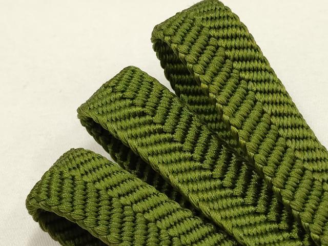 平和屋着物●和装小物　帯締め・帯揚げセット　夢幻　笹浪組　紗綾型地紋　逸品　未使用　AABH6799ay_2