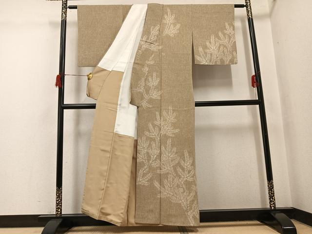 平和屋着物●訪問着　松　正絹　逸品　AABH6874ph_1