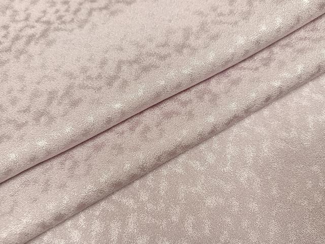 平和屋着物●上質な色無地　紋意匠　枯野色　正絹　逸品　AABH6891ph