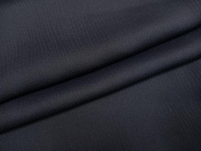 平和屋着物●本藍　色無地　藍鉄色　ロング丈　正絹　逸品　未使用　AABH6938ph