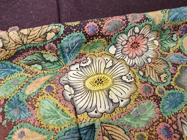 平和屋着物●豪華振袖　辻が花　舞花文　銀通し地　正絹　逸品　AABH7009ck_5
