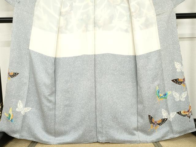 平和屋着物●訪問着　友禅　作家物　彰　舞蝶文　暈し染め　金彩　鈴乃屋扱い　正絹　逸品　AABH7127cs_8