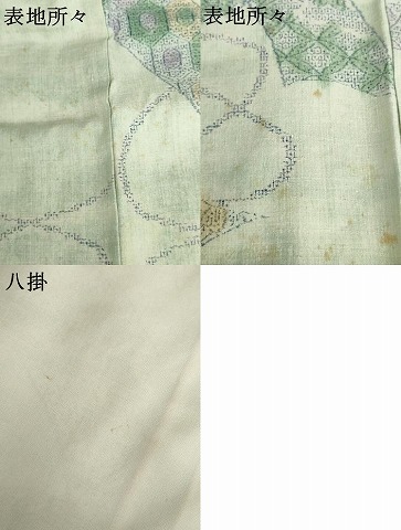 平和屋着物●本場結城紬　重要無形文化財　奥順　100亀甲　もろ入り　鬘帯吉祥花文　証紙付き　正絹　逸品　AABH7131cs_8