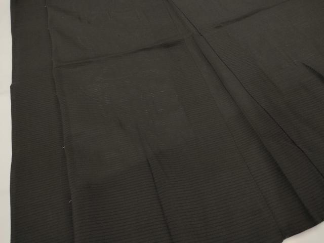 平和屋着物＊夏物　男性　羽織　黒紋付　絽　正絹　逸品　AABH7474st_3