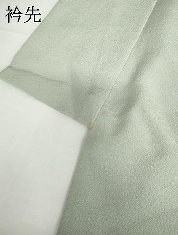 平和屋着物●豪華色留袖　友禅　作家物　駒刺繍　地紙花松文　金彩　正絹　逸品　AABH7790cs_9