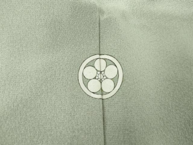 平和屋着物●豪華色留袖　友禅　作家物　駒刺繍　地紙花松文　金彩　正絹　逸品　AABH7790cs_7