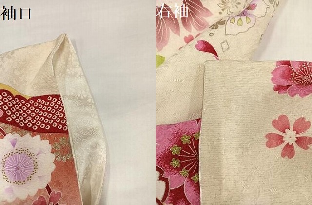 平和屋着物●豪華振袖　刺繍　花蝶文　銀彩　銀通し地　正絹　逸品　AABH8306ph_6