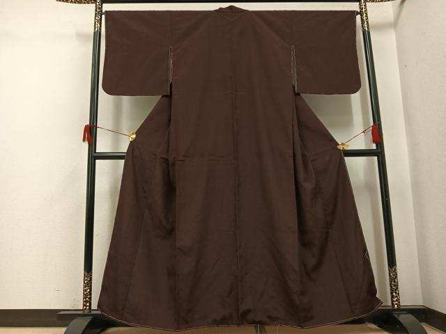 平和屋着物●本塩沢　蚊絣　正絹　逸品　未使用　AABH8397ph_1