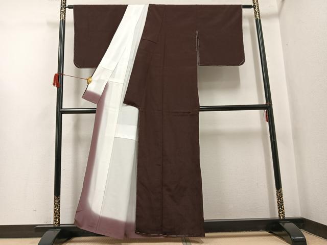 平和屋着物●本塩沢　蚊絣　正絹　逸品　未使用　AABH8397ph_2
